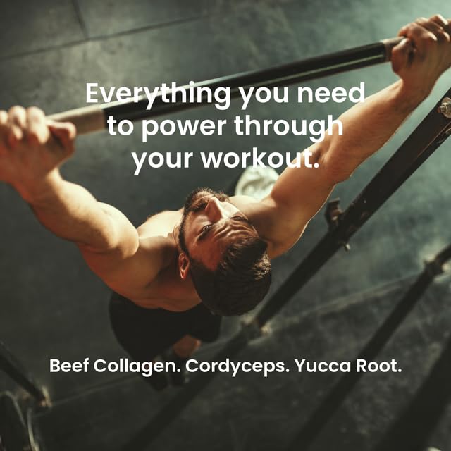 Yucca root imagery with SUPER POWER PROTEIN for post-workout relief concept.