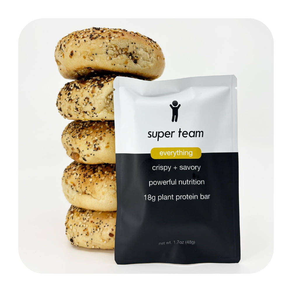 Super Team bar served with dips for a quick meal.