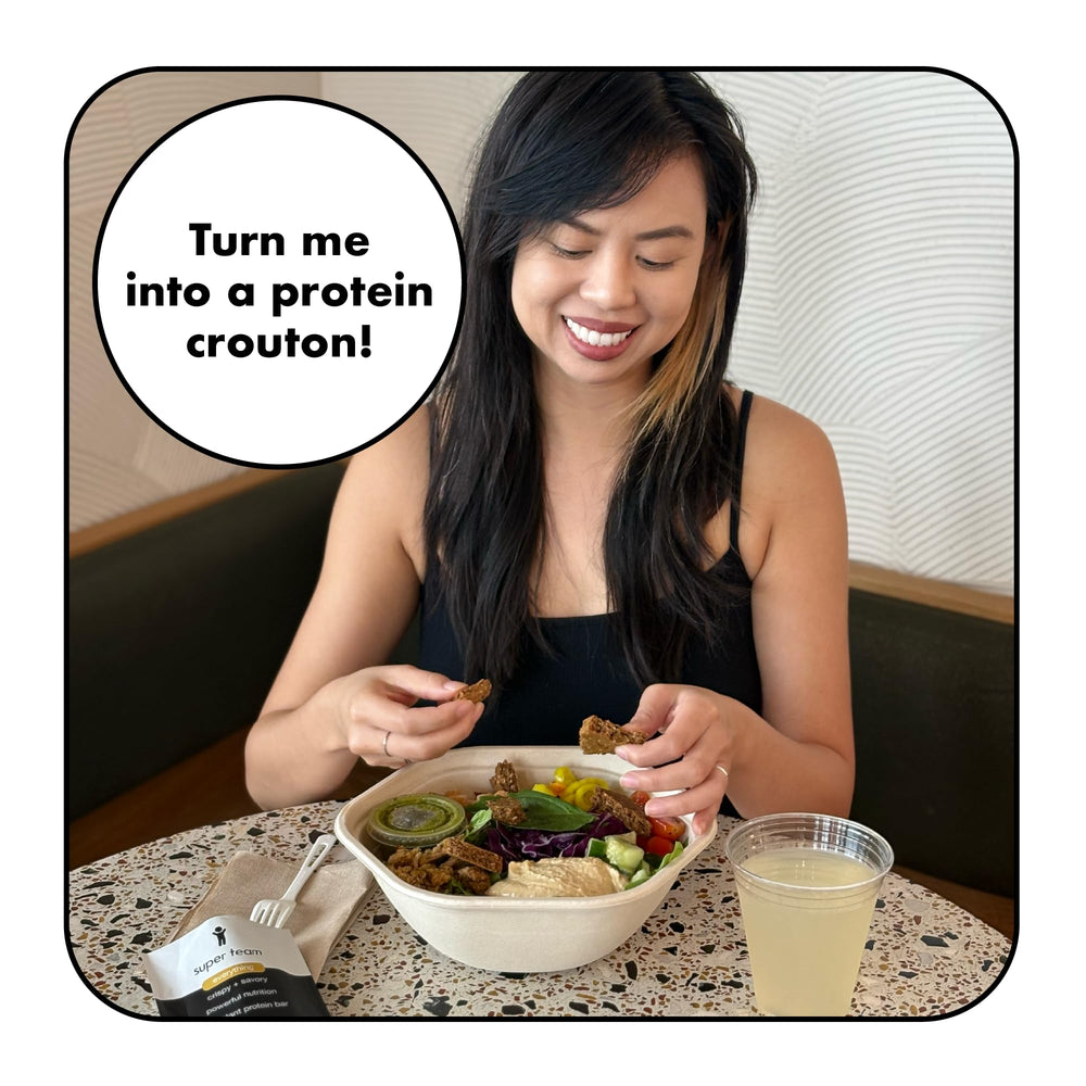 Super Team Savory Crispy Bar nut-free and vegan-friendly snack option