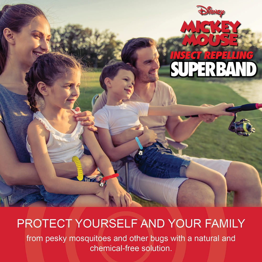 One-size-fits-all SUPERBAND Disney bracelet suitable for wrists or ankles