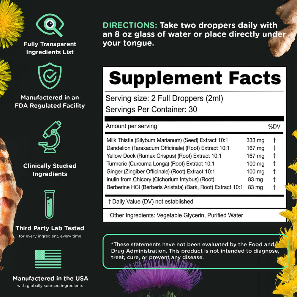 Morning routine with SuperBonsai liver drops shows easy dosing