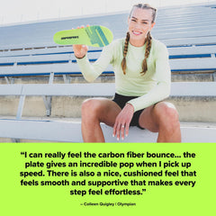 Sculpted heel cup providing stability on acceleration and uneven surfaces