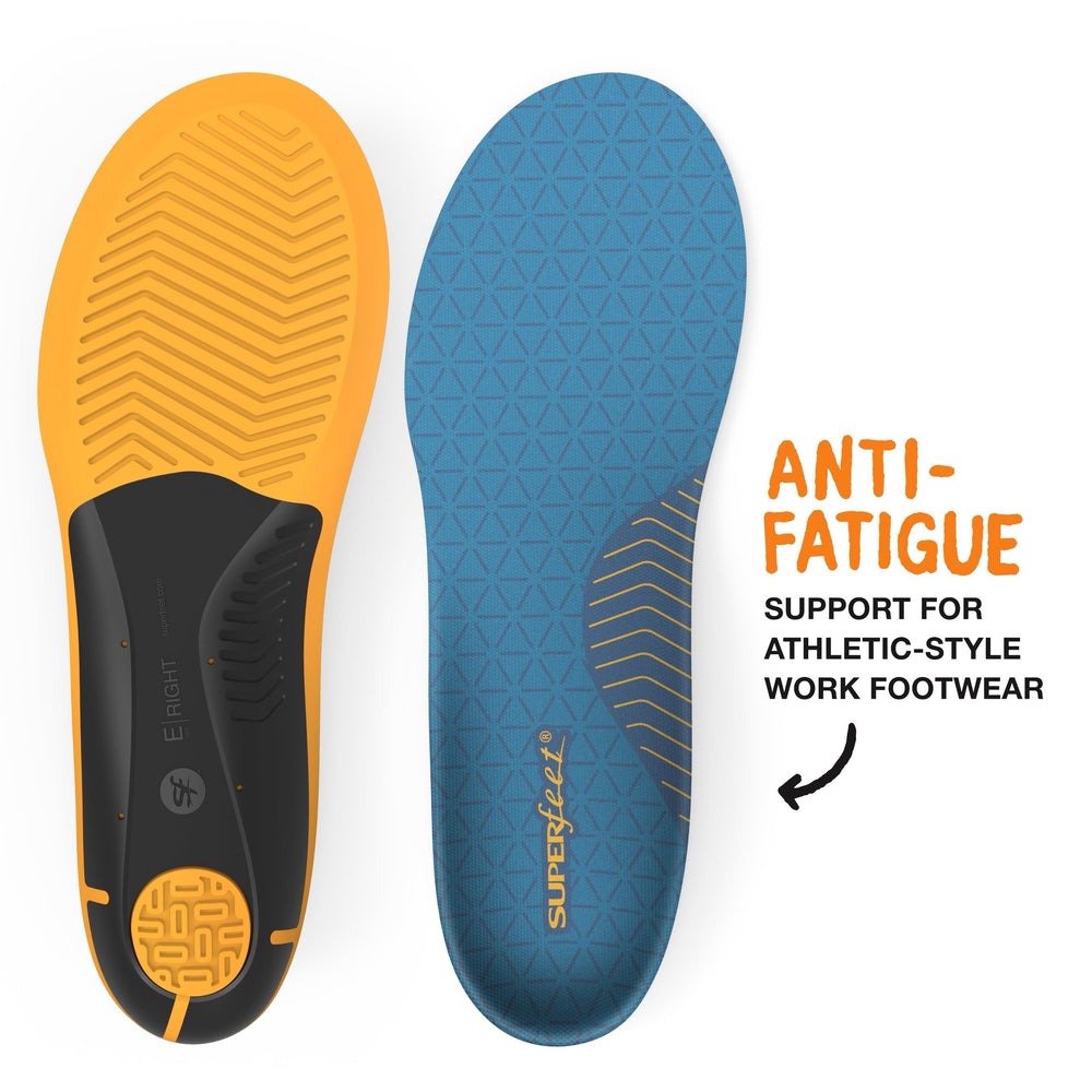 Professional-grade insoles suit men and women in various footwear.