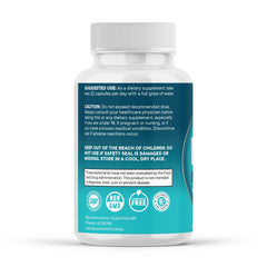 Superfood MD NAD+ bottle ingredients highlight antioxidants and liposomal delivery for absorption.