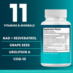 Capsule closeup shows compact, easy-to-take pills for daily use.