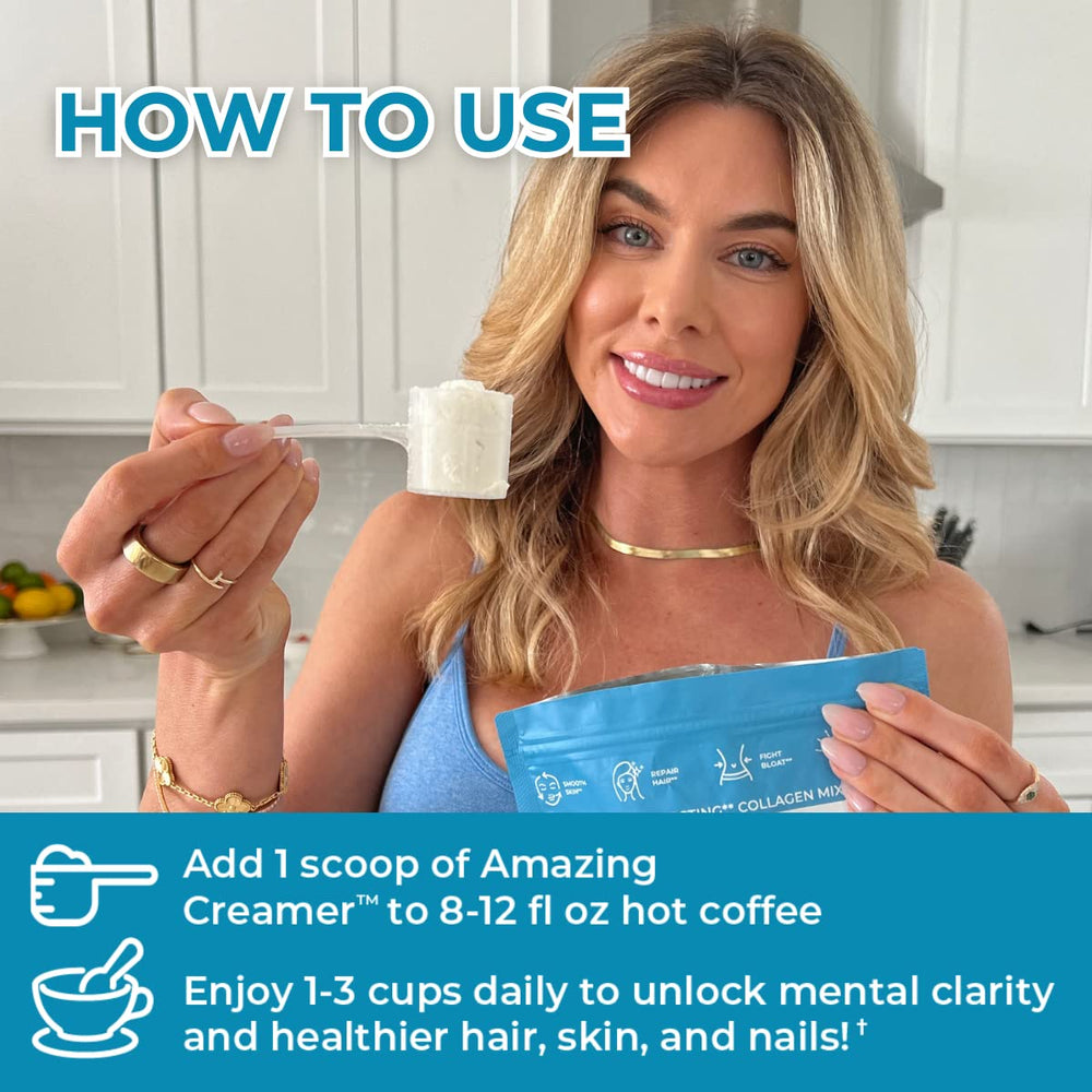 Creamer blends into coffee for a smooth keto-friendly cup without sugar