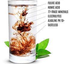 X935 drops closeup shows fulvic and humic blend supporting gut-friendly minerals.