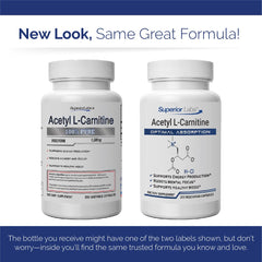 Superior Labs Acetyl L-Carnitine 500mg detox and nerve support concept