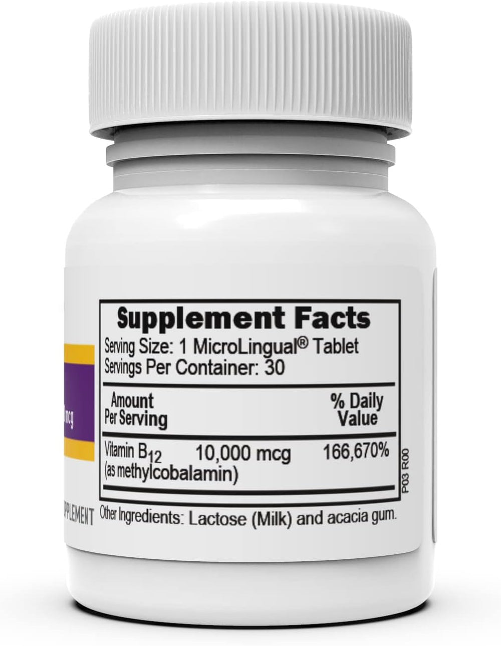 Hands holding Superior Source bottle emphasizing portable 30-tablet supply
