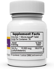 Hands holding Superior Source bottle emphasizing portable 30-tablet supply
