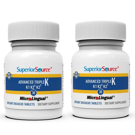 Superior Source Triple K bottle front highlighting a bone support blend