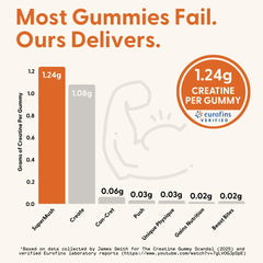 SuperMush Daily Creatine Gummies energy-focus scene hints cognitive support