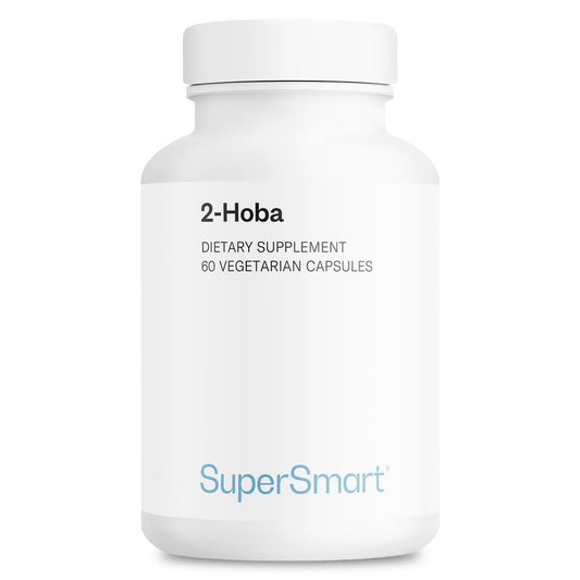 Supersmart 2-HOBA bottle for easy daily supplementation.