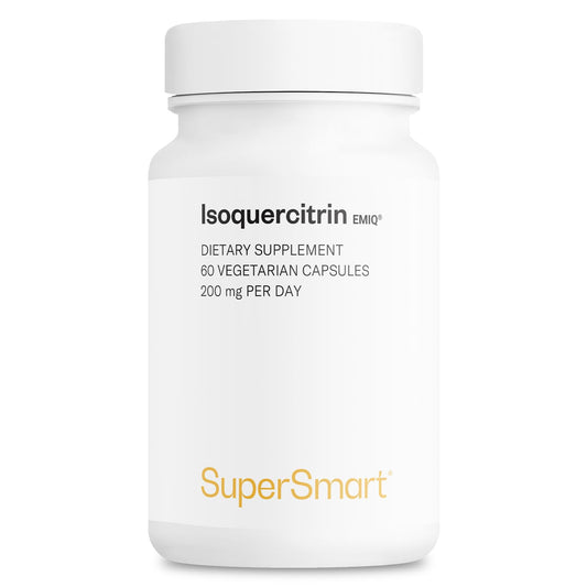 Supersmart Alpha-Glycosyl IsoQuercitrin bottle for daily wellness support