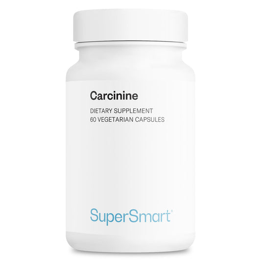 Supersmart Carcinine bottle shown for daily supplement routine.