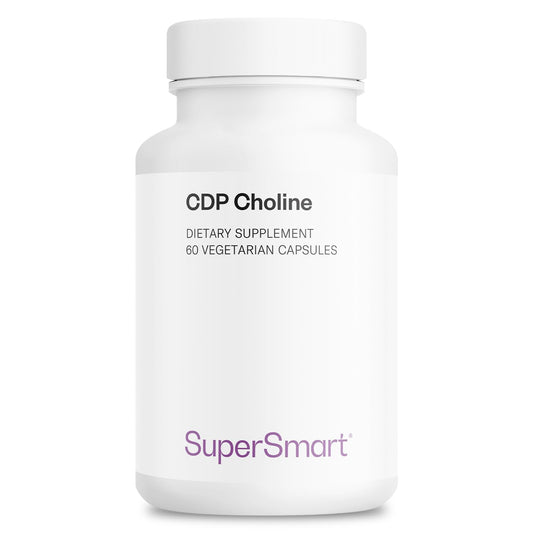 Supersmart CDP Choline bottle with Cognizin for daily cognitive support.