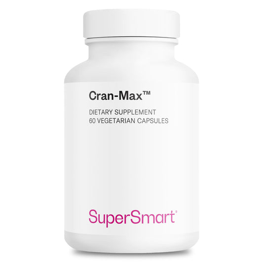 Supersmart Cran-Max bottle with capsules for daily cranberry support