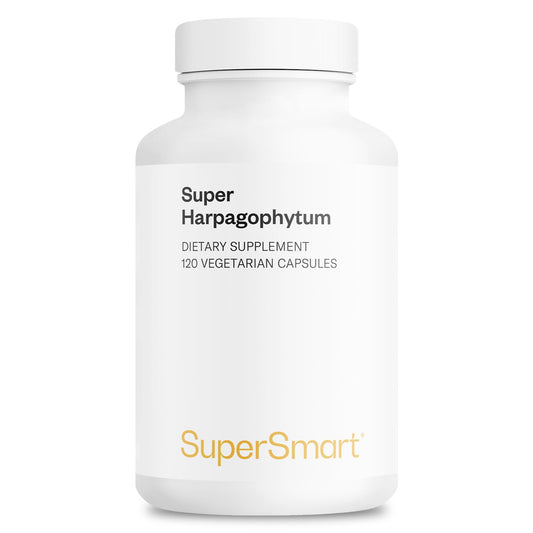 Supersmart Devils Claw 1000 mg bottle front for daily support.