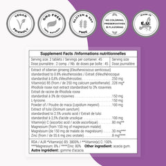 Holy Basil Tulsi extract included in Supersmart Adrenal Support for calming energy