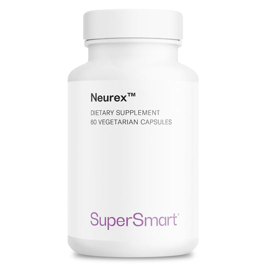 Supersmart Neurex bottle with capsules ready for daily memory support.