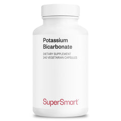 Supersmart Potassium Bicarbonate high-dose bottle for daily electrolyte balance.