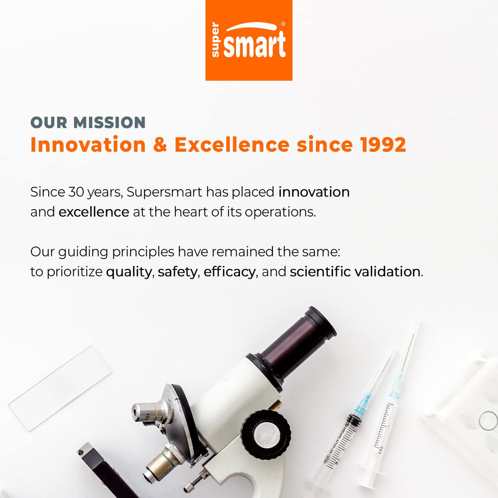 Product bottle beside a glass of water to symbolize hydration support.