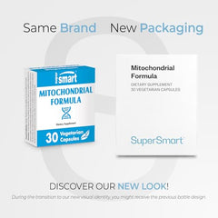 Supersmart PQQ ingredient list capsules showing key cellular support ingredients.