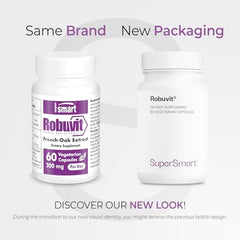 Supersmart Robuvit capsules ready for daily vegetarian supplementation