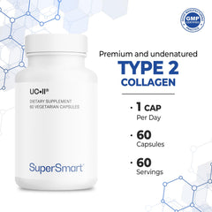 Supersmart UC-II bottle with glass for easy nightly dosage.
