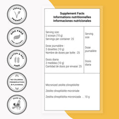 Supersmart Zeolite Clinoptilolite powder texture closeup highlighting micronization