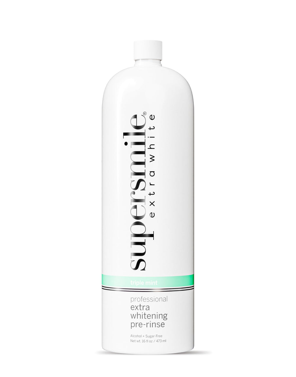 Supersmile Extra Whitening Pre-Rinse bottle front showing whitening focus