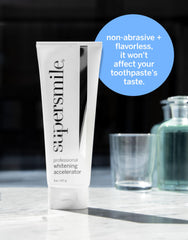 Supersmile Accelerator packaging emphasizes USA-made quality