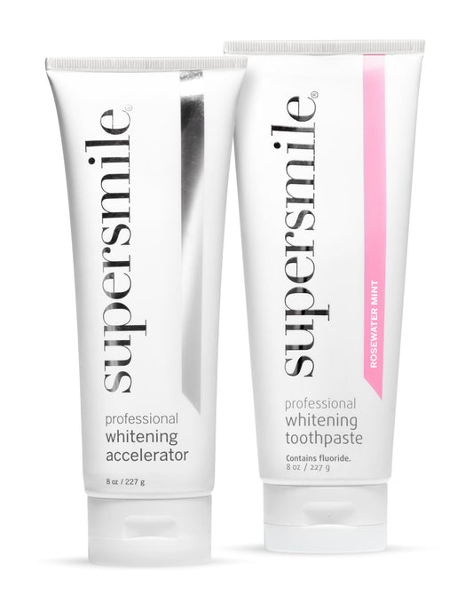 Supersmile Rosewater Mint packaging with premium design for freshness
