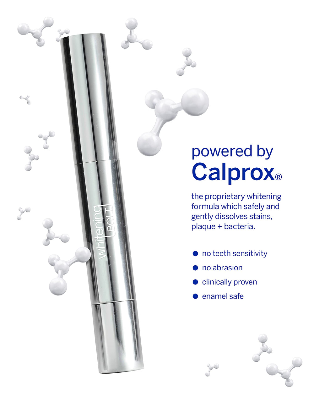 Supersmile Whitening Bolt applicator brush enables precise, mess-free gel application.