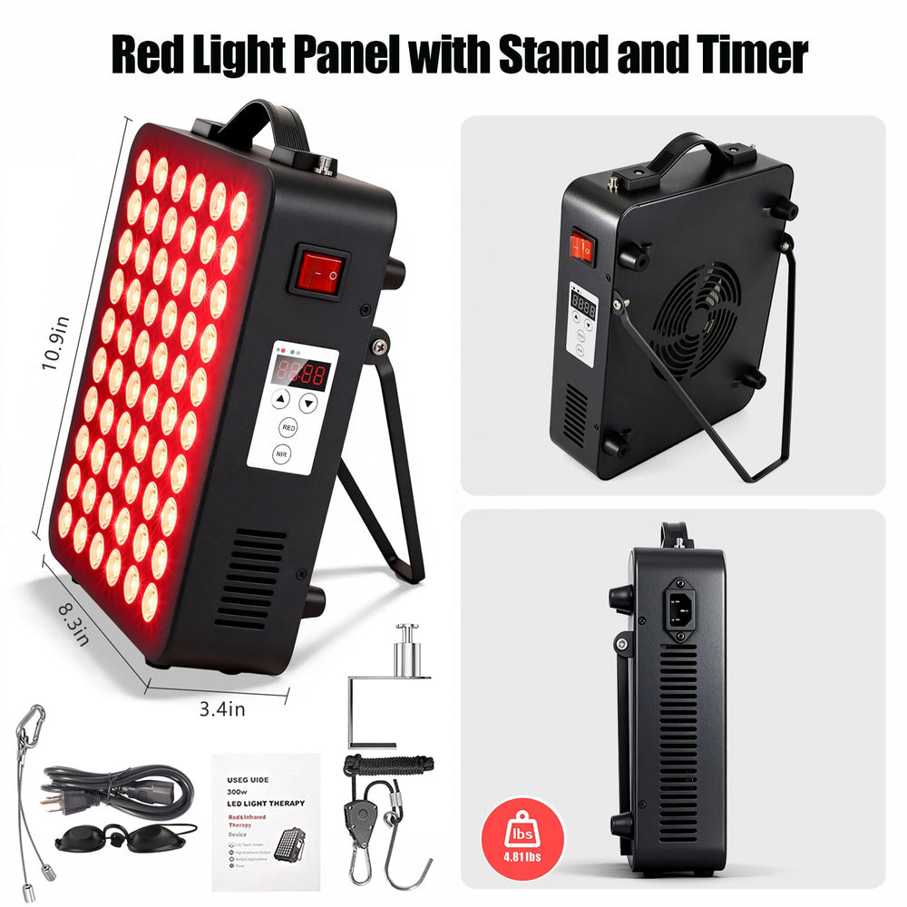 Supersred compact 300W panel with cooling fan for steady performance.