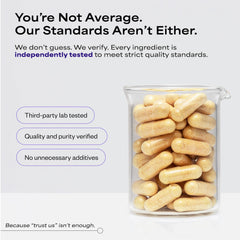 Suppgrade Labs DAKE bottle on desk conveys everyday wellness accessibility.