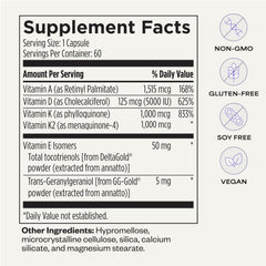 Suppgrade Labs DAKE ingredients graphic highlights fat-soluble vitamin synergy.