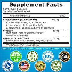 Made in USA in a cGMP facility badge on SUPPLEMENTS STUDIO product