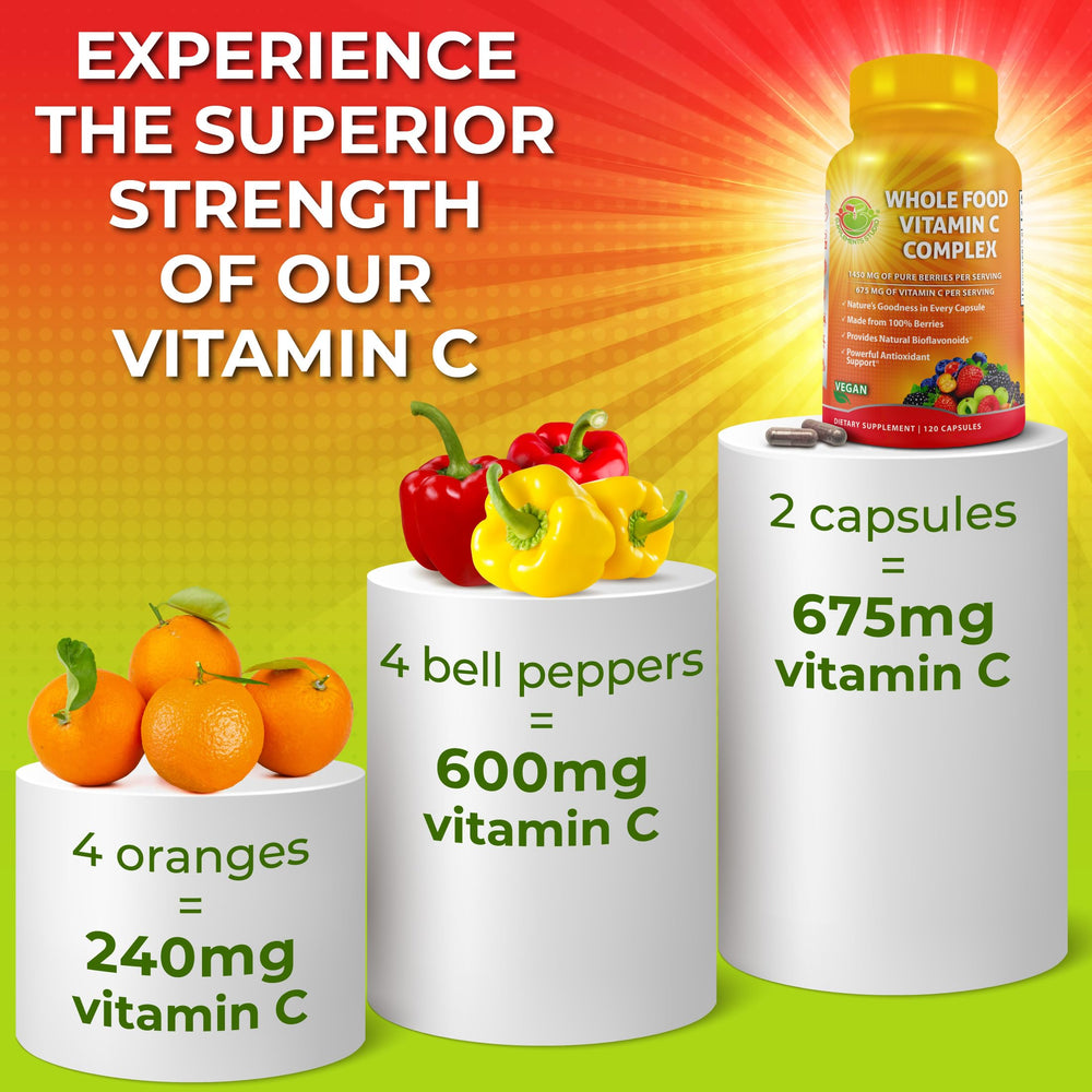 Supplements Studio Whole Food Vitamin C Berry Blend label on bottle.