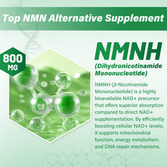 Amber glass bottle protects NMNH capsules from moisture and light
