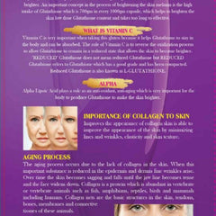 Supream Gluta White Sparkle label packaging emphasizes premium formula and quality.