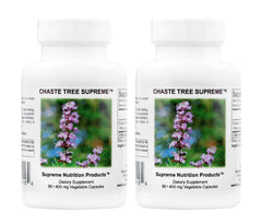Supreme Nutrition Chaste Tree Supreme bottle pour—easy daily dosing with pure Vitex.