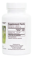 Supreme Nutrition Shatavari Supreme capsules closeup for holistic wellness.