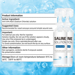 Individually sealed Suqaoae ampoules ensure hygienic external cleansing.