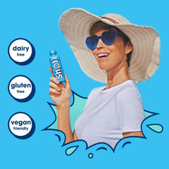 Sure Shot Recovery Drink Citrus Splash being poured with electrolyte boost