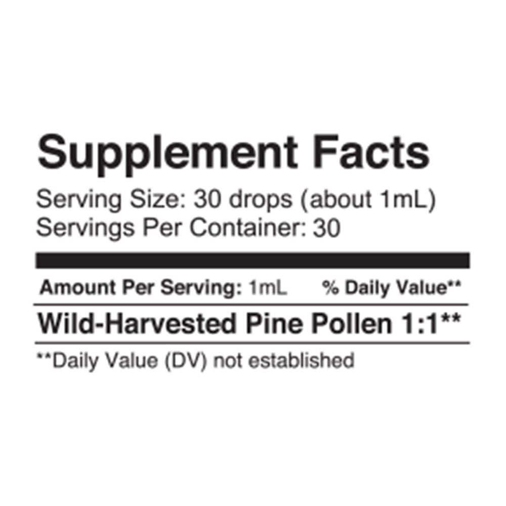 Pine Pollen Gold used in a smoothie for convenient daily routine