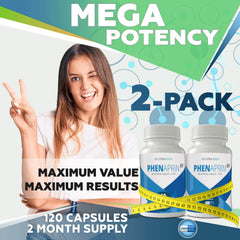 SutraHealth PhenAprin XR box packaging indicates a two-month supply.