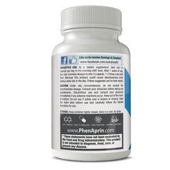 SutraHealth PhenAprin XR usage guide highlights ingredients and directions.