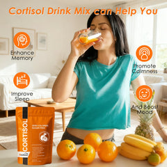 SUUDUUL Cortisol Drink Mix with black pepper extract for enhanced absorption.
