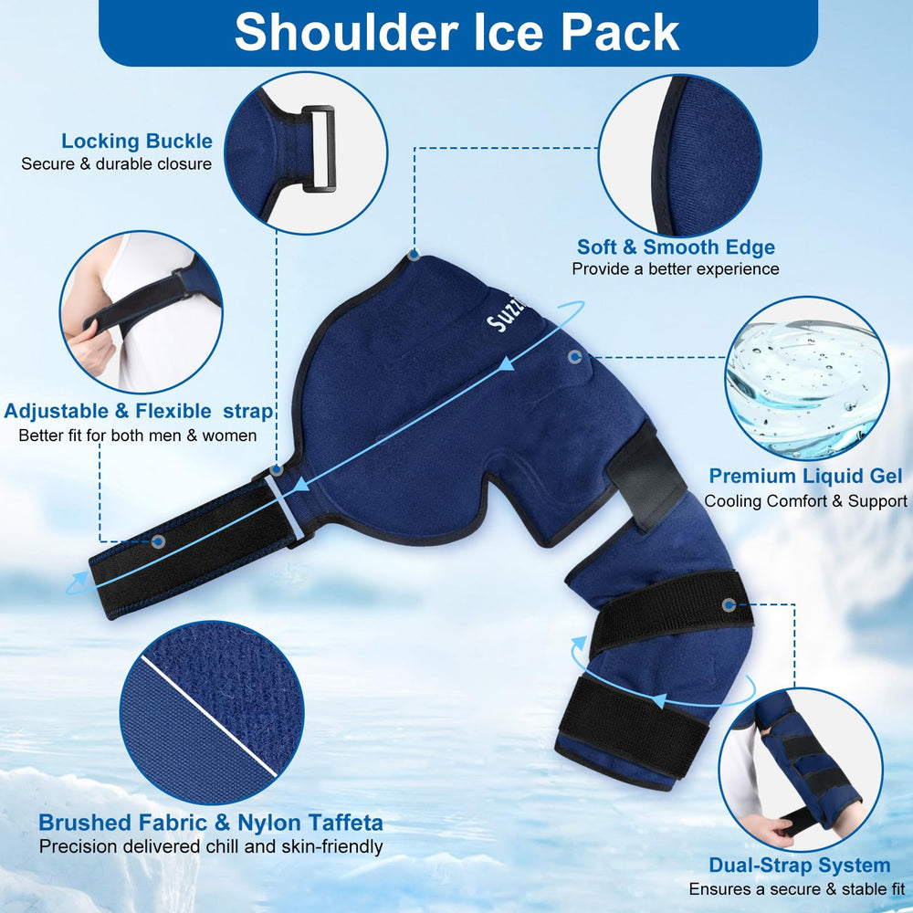 SUZZIPAD adjustable secure-fit keeps position during activity.